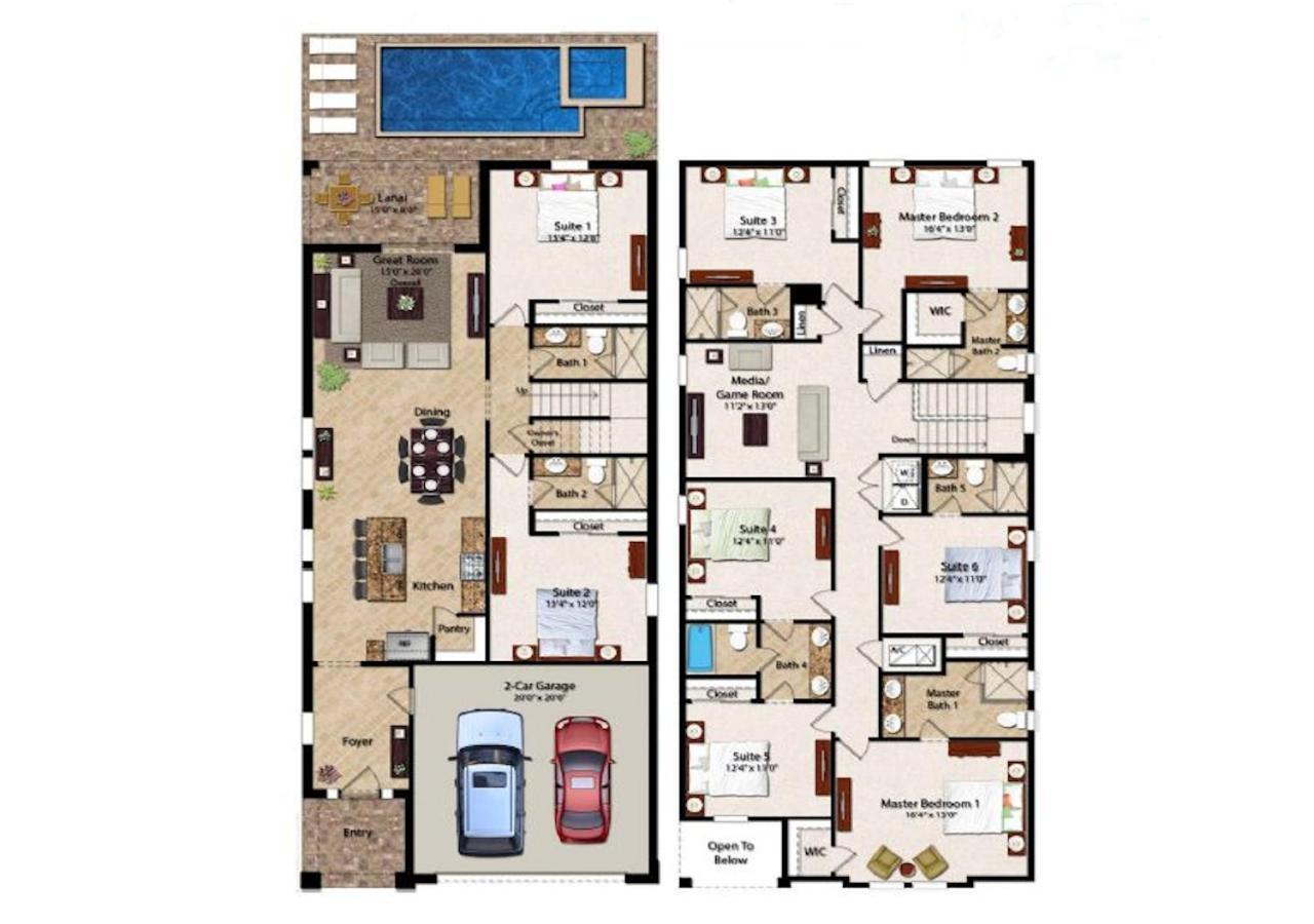 7541-Luxury Villa By Disney Pool Hot Tub Orlando Exterior foto